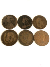 OLD COPPER PENNY COIN ( 6