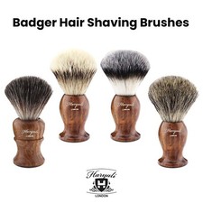 Premium Badger Hair Shaving Brush for Men Vegan Synthetic Bristles With Gift Box