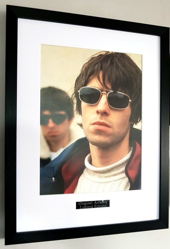 Liam gallagher framed photo - liam,