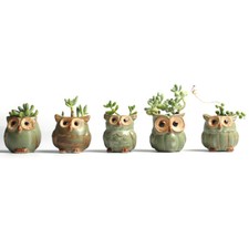 Ceramic Mini Owl Plant Pot