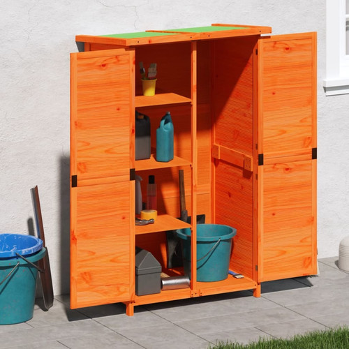 Garden tool shed brown - garden,