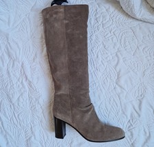 Jigsaw taupe suede boots with