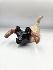 Bizarre Handmade Bull Sculpture Ceramic Glazed Ram Figurine 