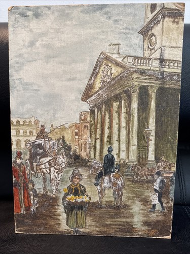 Vintage gough signed oil - gough,