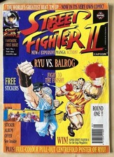 Street Fighter 2 Magazine Vol.1 No.1 1994 First Issue Ryu vs Balrog Capcom Comic