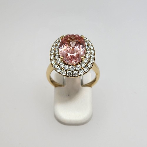 9ct yellow gold synthetic pink - gold,