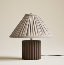 M&S Wood Ribbed Round Table