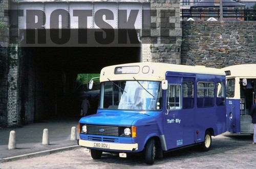 35mm slide taff ely ford - slide,