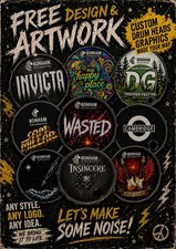 Custom Bass Drum Head Graphic