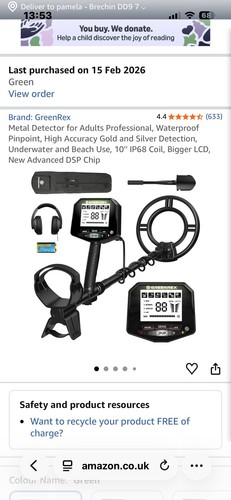 Metal detector kit for gold - metal,