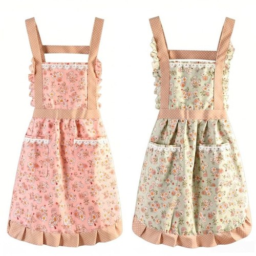Women vintage floral - women's, pinny