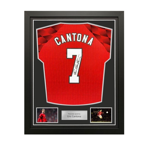 Eric cantona signed - signed, manchester
