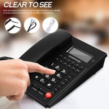Loud corded telephone - corded, desk