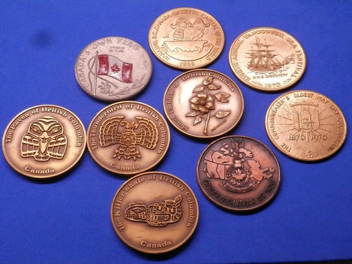 Canada souvenir medallions - canada,