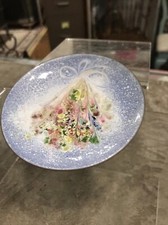 Vintage Mid Century Modern  Artist Handmade Studio Art Enamel Trinket Soap Dish