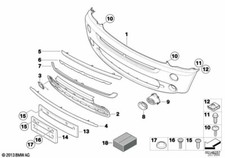 MINI Genuine Trim Strip Chrome