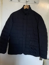 Massimo Dutti Men’s navy blue Puffers lightweight Jacket, Size Medium