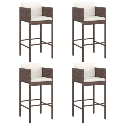 Bar stools with - 4x, cushions