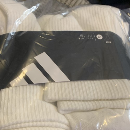 Adidas men white crew - adidas, socks