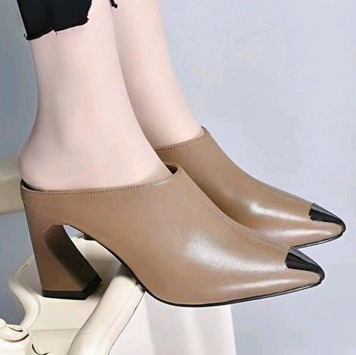 Women pointed toe mule - pointed,