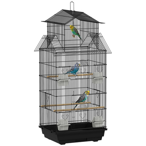 Metal bird cage spacious - metal,