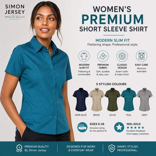 Womens ladies fitted - ladies,