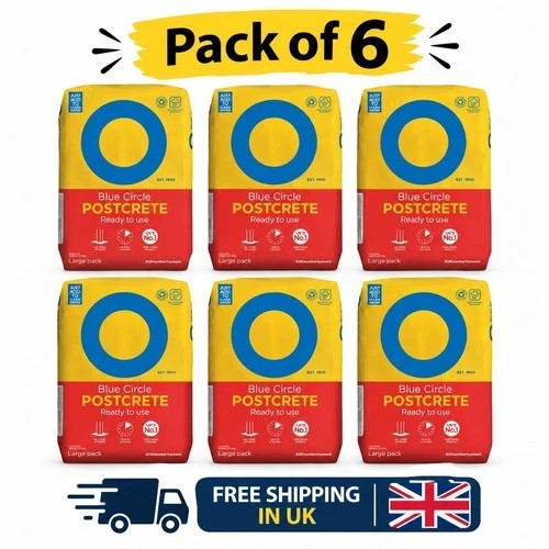 Postcrete 20kg blue circle - postcrete,