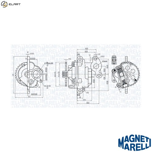 Oil pump 351516000011 for - 351516000011, lti