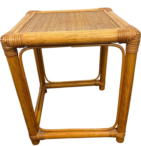 Rattan side table - table, frame