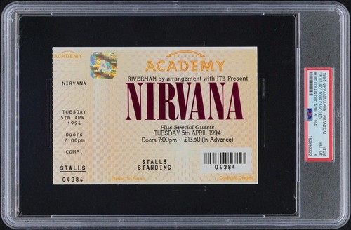 Nirvana ticket stub day - ticket, of