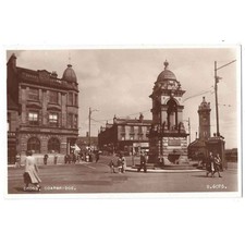 COATBRIDGE The Cross, Lanarkshire, RP Postcard by Valentine Unused