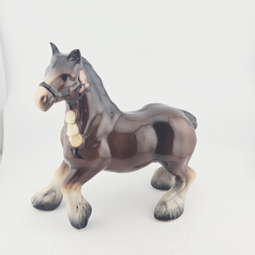 Vintage ceramic horse - vintage,