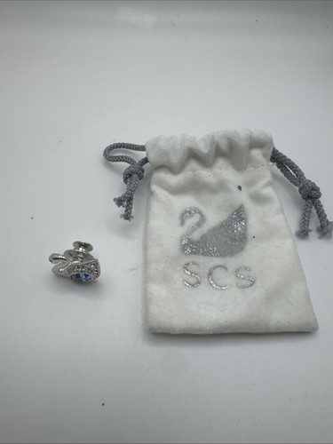 Swarovski blue crystal swan - swarovski,