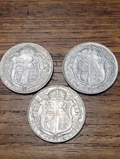 1914, 1915 & 1916 Half Crowns