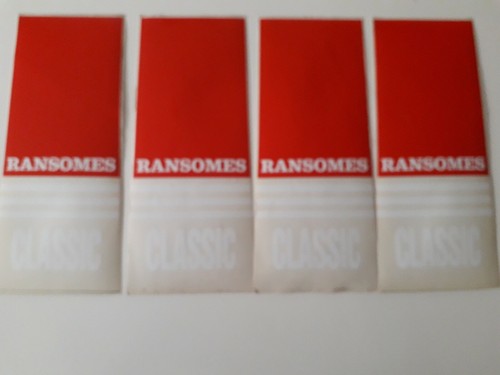 Ransomes classic sticker decal - ransomes,