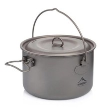 Camping Cookware Set Titanium Widesea Lightweight Pot & Fry Pan