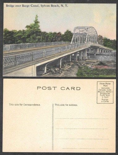 Old postcard sylvan beach - old,