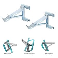 1 Pair Ladder Jacks 2-Rung Short Body Ladder Jack Work Ladders Support max 220kg