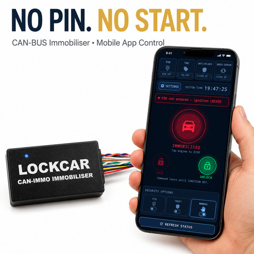 Can bus immobiliser - bus, as