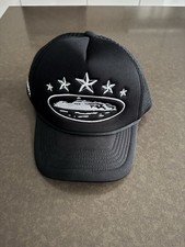 Corteiz CRTZ 5 Starz Alcatraz Black Trucker REAL GENUINE 