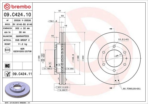 Brembo c424 brake - brembo,