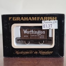 Graham Farish 2312 Worthington Single Vent Van N Gauge Brown Boxed