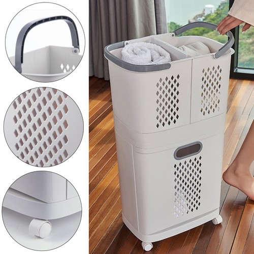Tier laundry basket trolley - basket,