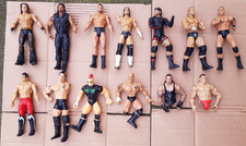 13 Damaged Wrestling Figures