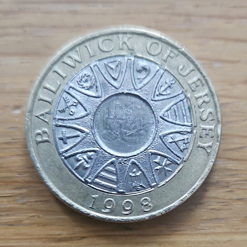 Jersey two pounds - coin, 1998