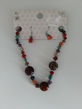 Autumnal red beaded - m&s,