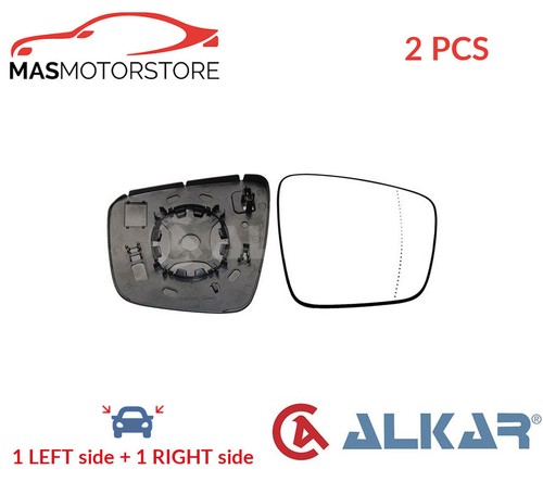 Rear view mirror glass - rear, pair