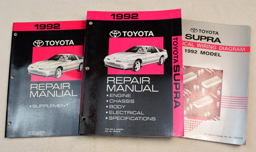 1992 toyota supra service - toyota,