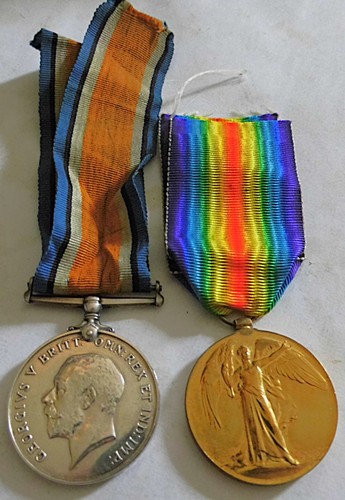 Ww1 pair pte linton yorkshire - ww1,