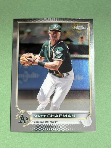 Matt chapman 2022 topps chrome - chapman,